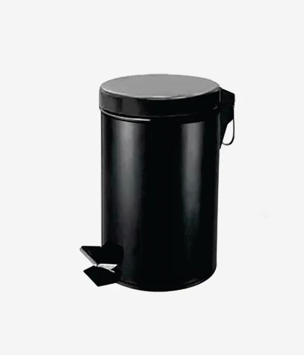 Soft‑Close Pedal Dustbin Black